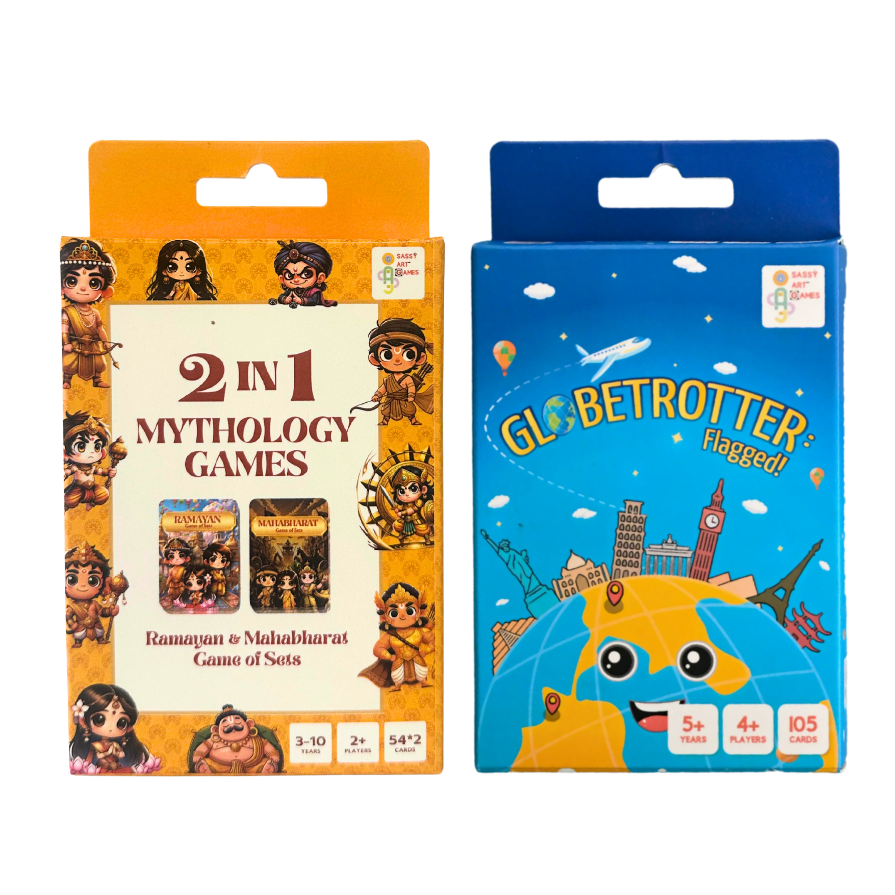 Ramayan & Mahabharat: Game of Sets + Globetrotter: Flagged