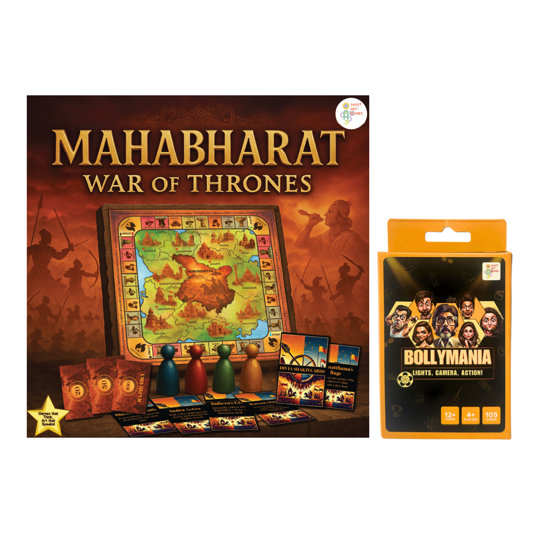 Mahabharat: War of Thrones + Bollymania: Lights, Camera, Action!