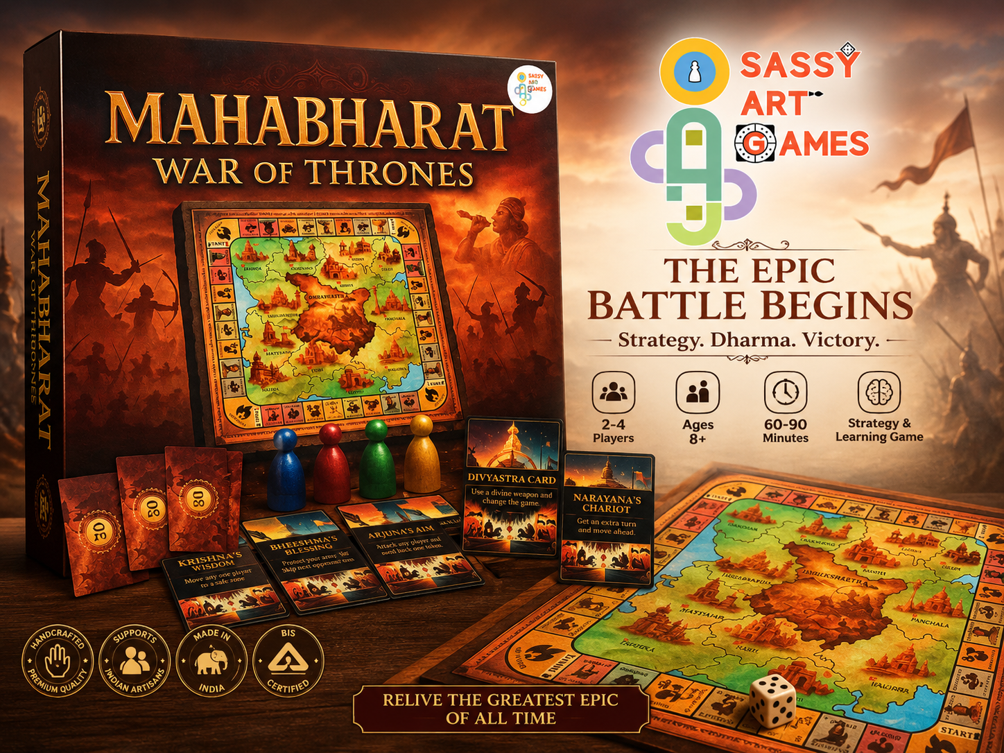 Mahabharat: War of Thrones – Frequently Asked Questions About India's Premium Strategy Board Game