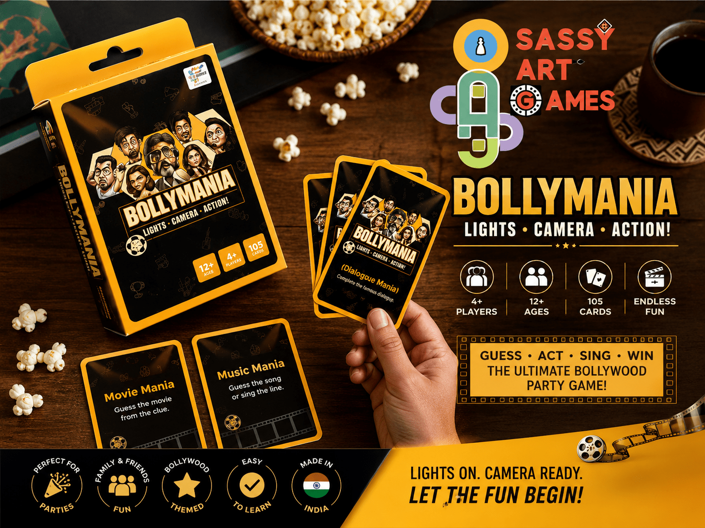 Bollymania: Lights, Camera, Action! – Frequently Asked Questions About the Ultimate Bollywood Party Card Game