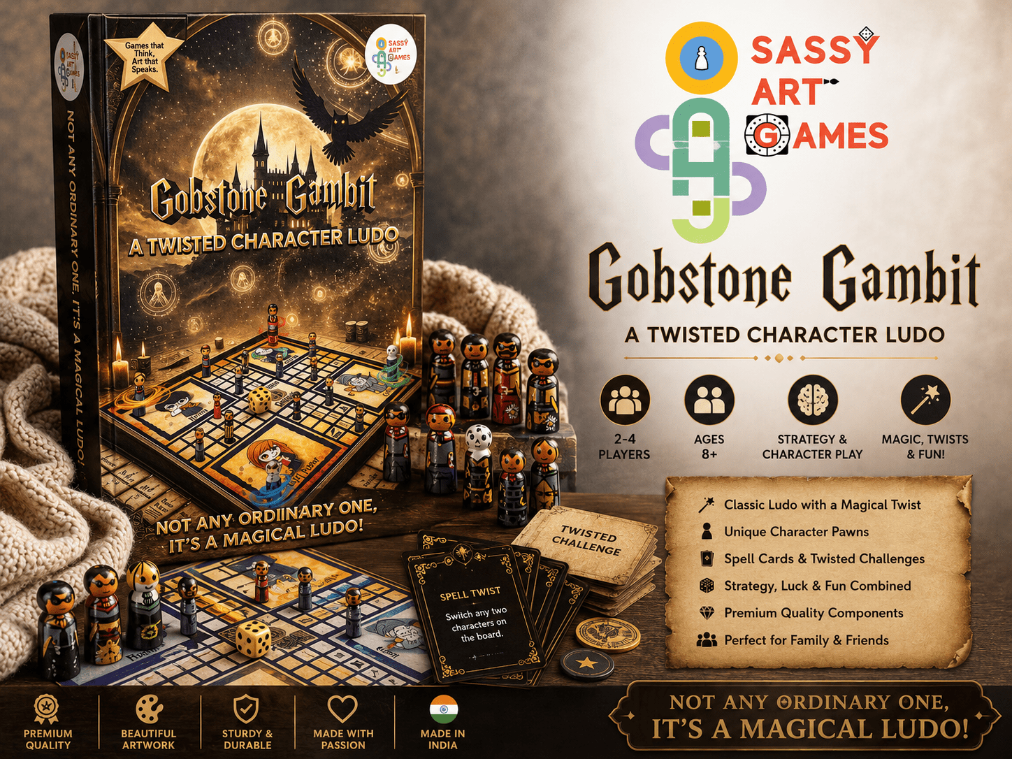 Gobstone Gambit – Frequently Asked Questions About the Fantasy Ludo Board Game