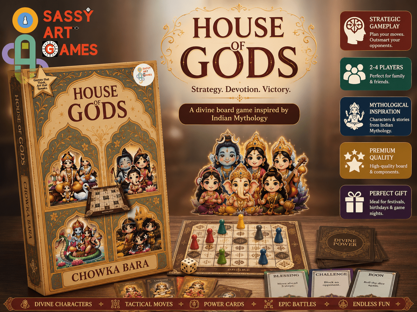 House of Gods: Chowka Bara – Frequently Asked Questions About the Traditional Indian Strategy Board Gam