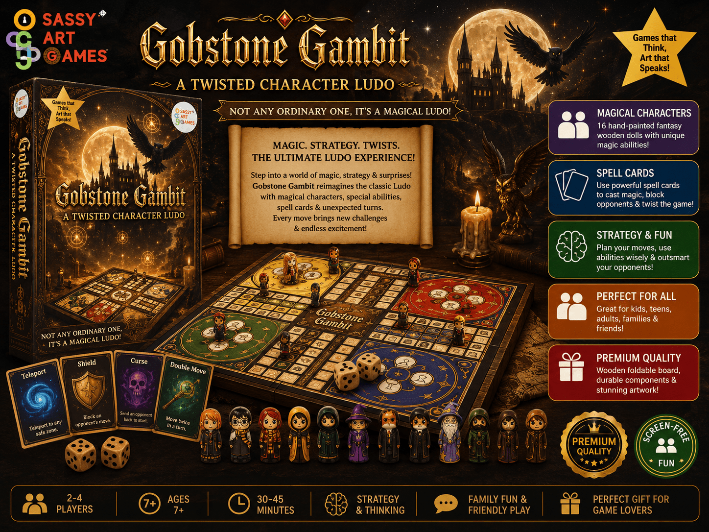 Gobstone Gambit – Frequently Asked Questions About the Fantasy Ludo Board Game