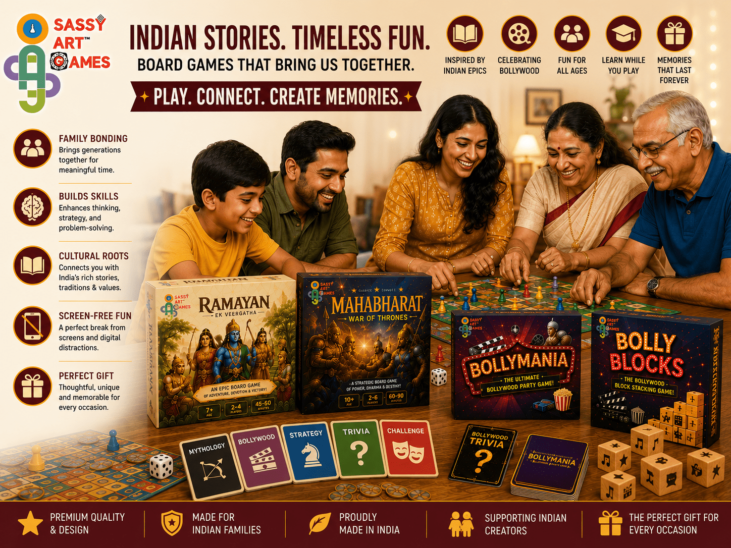 Indian Board Games: Bringing Culture, Stories, and Families Together