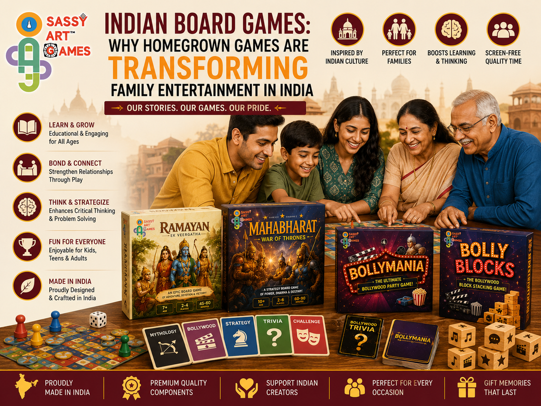 Indian Board Games: Why Homegrown Games Are Transforming Family Entertainment in India
