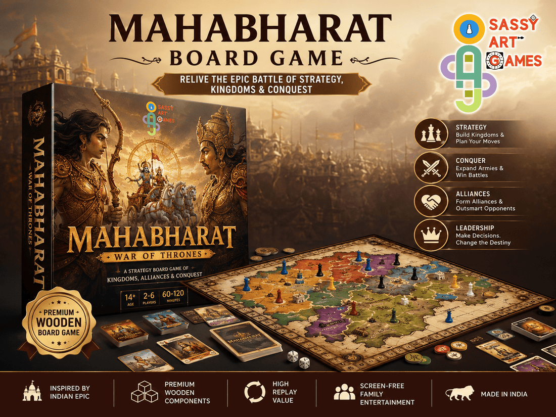 Mahabharat Board Game: Relive the Epic Battle of Strategy, Kingdoms and Conquest