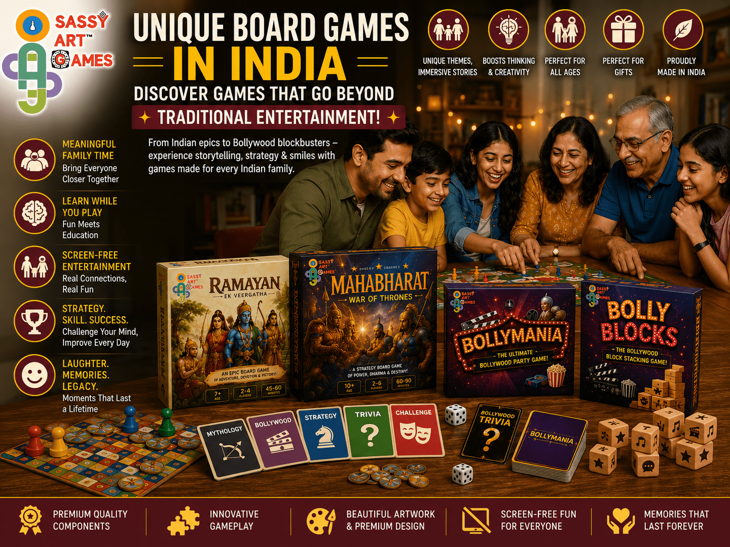 Unique Board Games in India: Discover Games That Go Beyond Traditional Entertainment