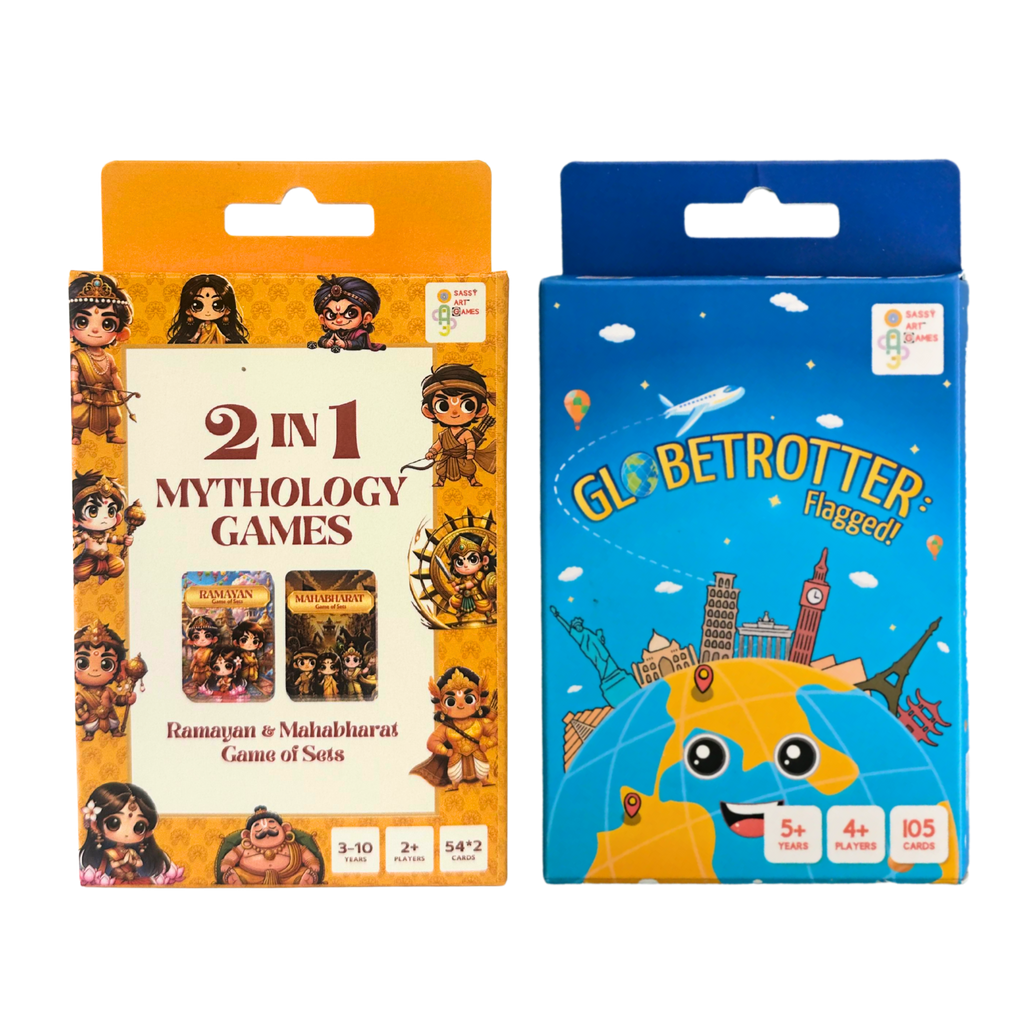 Ramayan & Mahabharat: Game of Sets + Globetrotter: Flagged