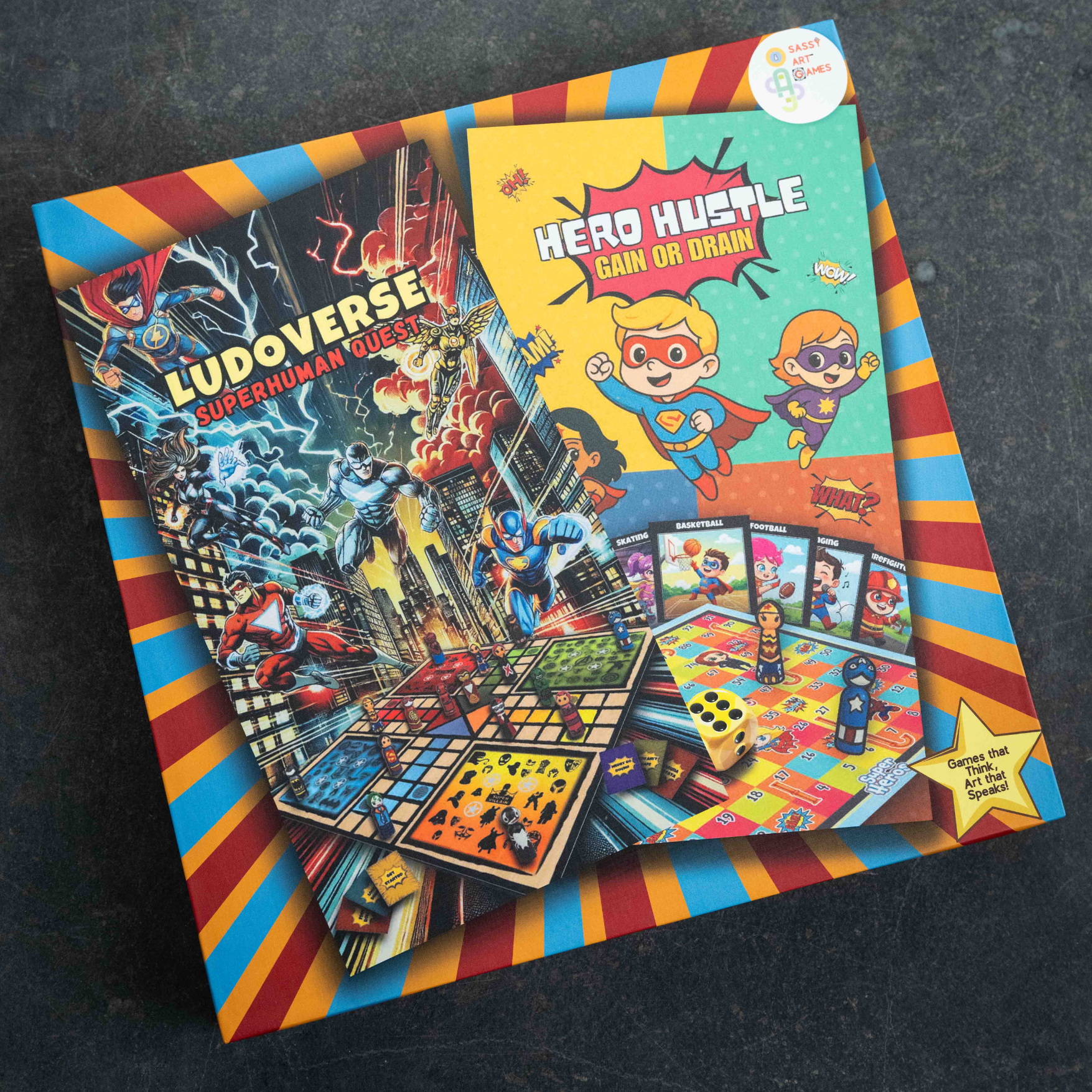 LudoVerse * Hero HustleSuperhero Games for Kids