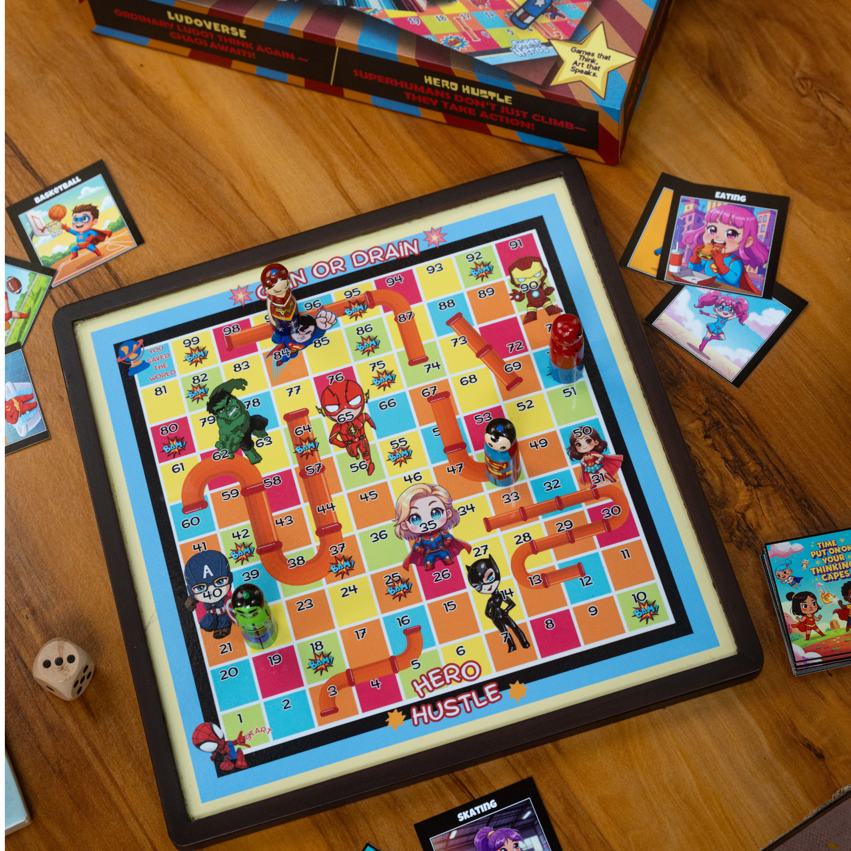 LudoVerse * Hero HustleSuperhero Games for Kids